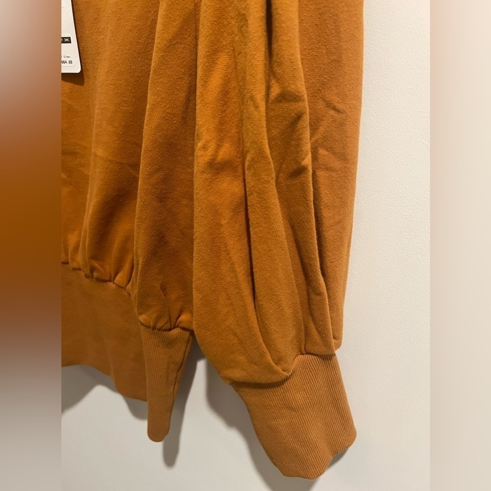 NWT Sugar + Lips Deanna Lantern Sleeve French Terry Top - Picture 7 of 9